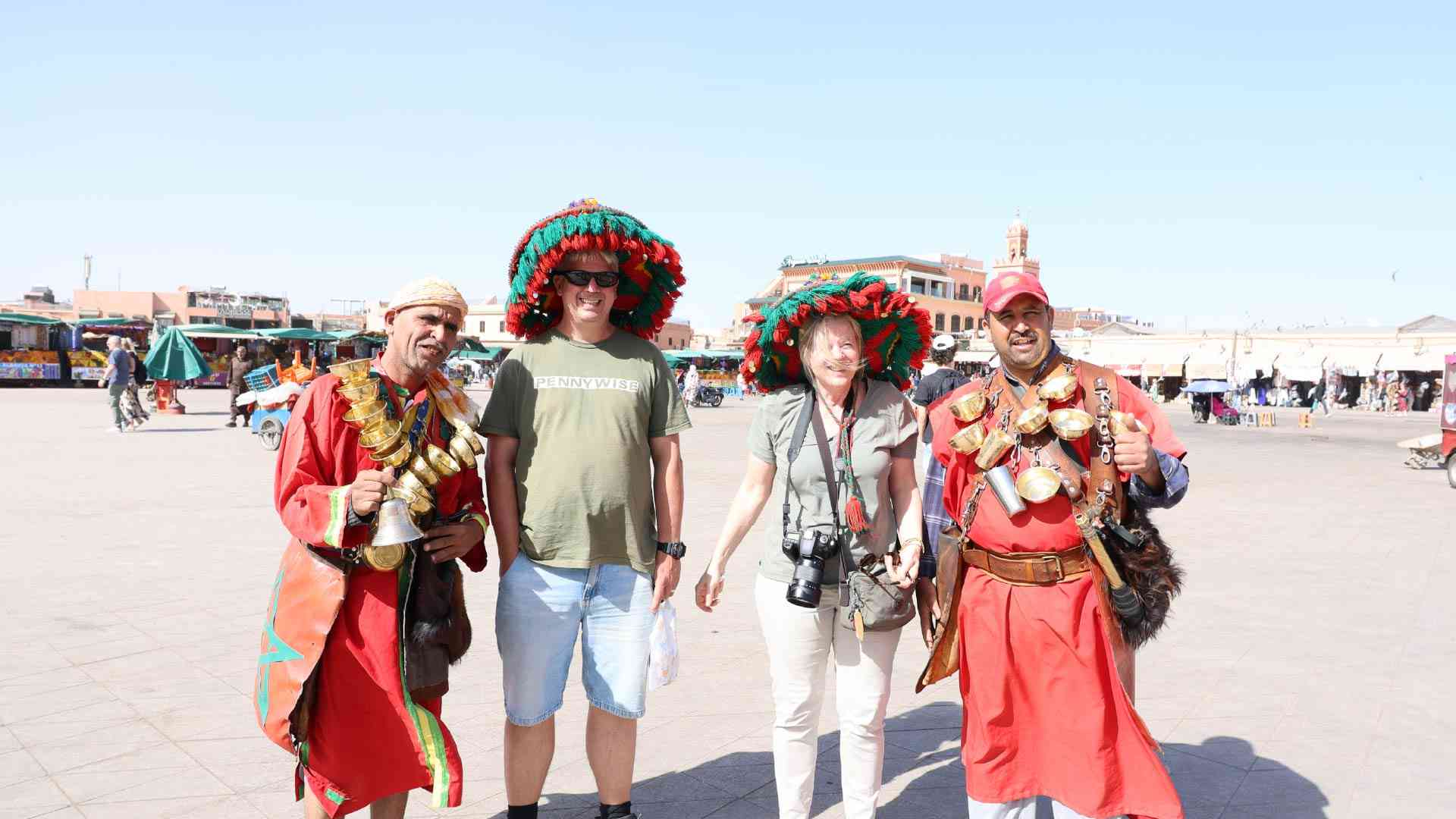Jemaa el-Fnaa Sqaure in Marrakesh, Morocco by Kate Sharpe
